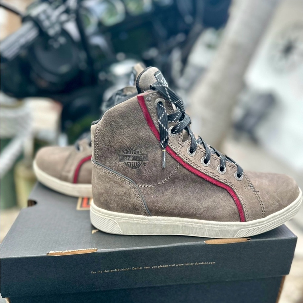 Harley-Davidson Women's Brown High-Top Casual Boots